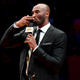No, this is not a photo of Kobe celebrating as the Eagles won the Super Bowl. Just keep reading. (Harry How/Getty Images)